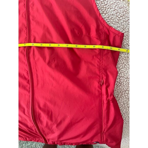 Tommy Hilfiger Women's Red Golf Vest Large Size Full Zip Sleeveless Outdoors - Picture 8 of 9
